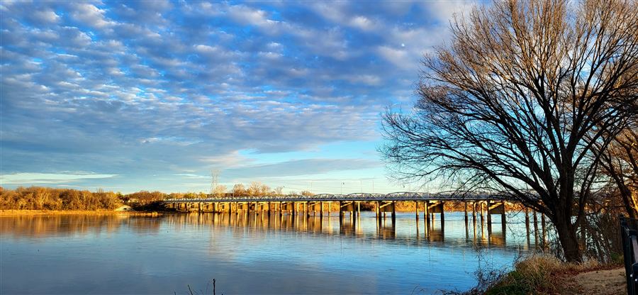 Bridge over the Arkansas River